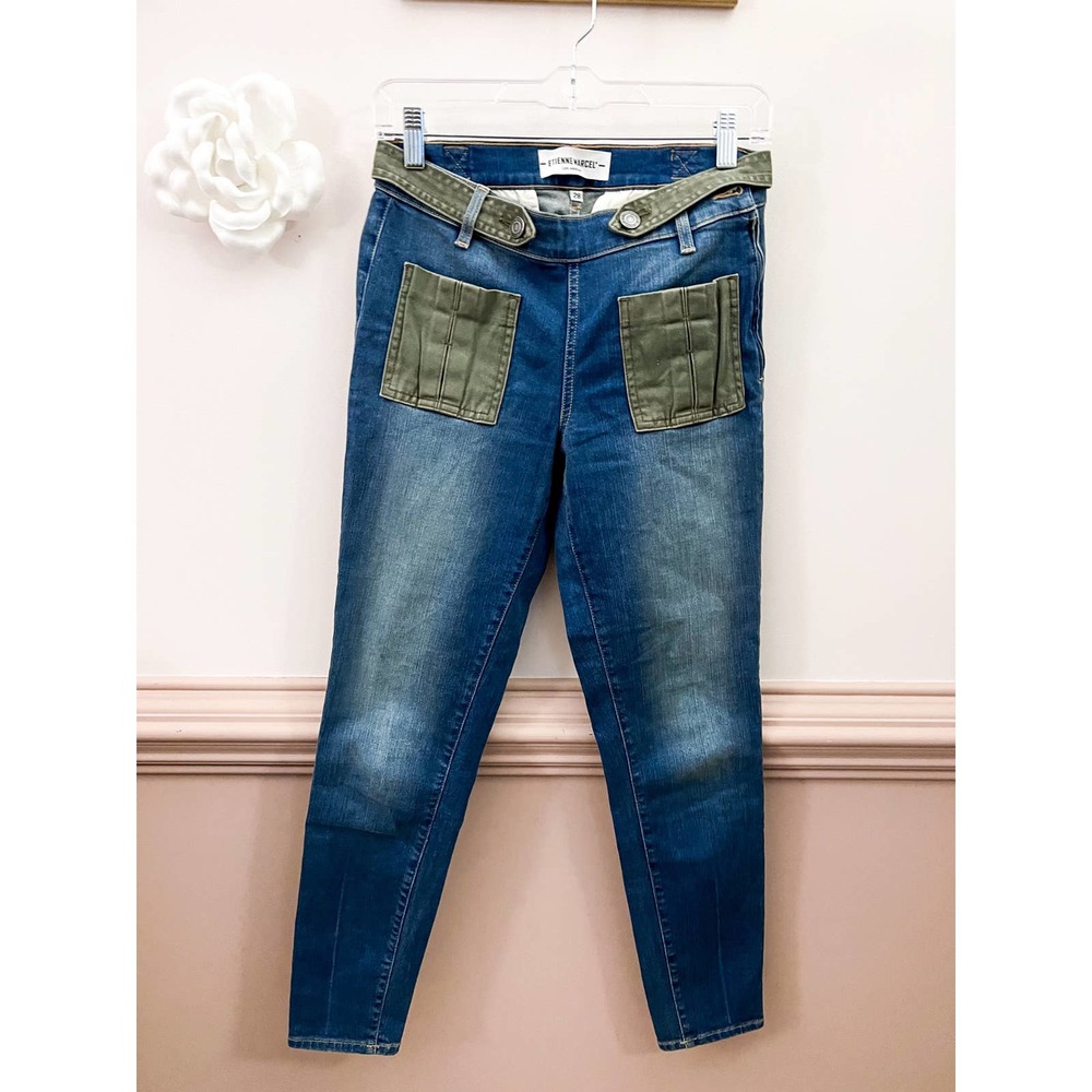 Etienne Marcel Skinny Jeans w/ side Zip Size 28